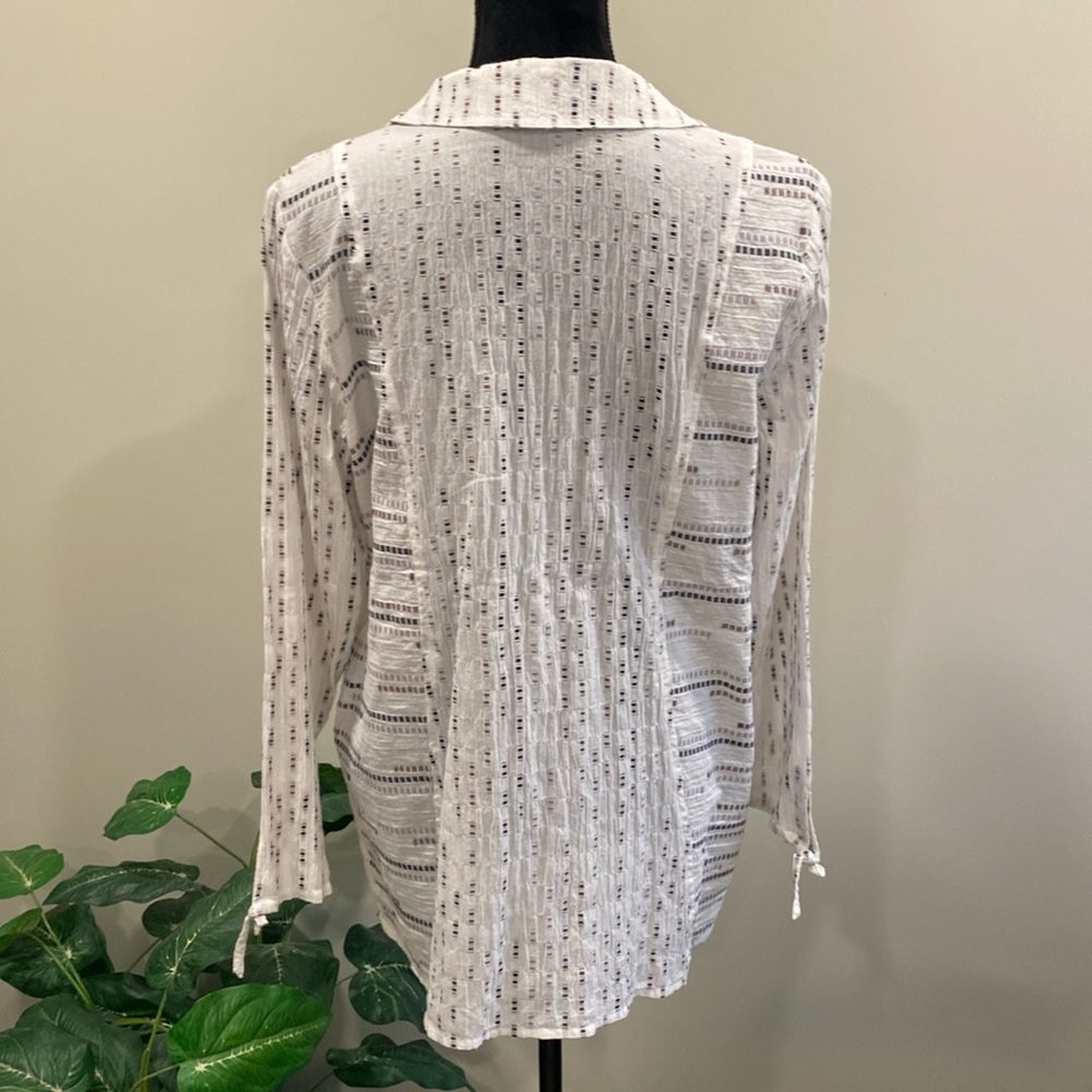 Habitat Button Front Tunic With Collar & Front Po… - image 2